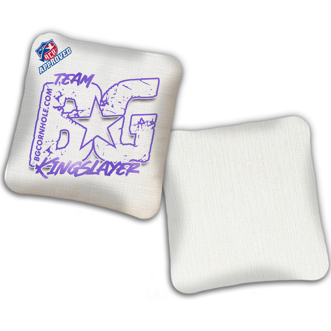 2027 ACO - BG Multiple Bag Models "OUTLINED TEAM BG" - Pro Stamped Cornhole Bags - SET OF 4 BAGS