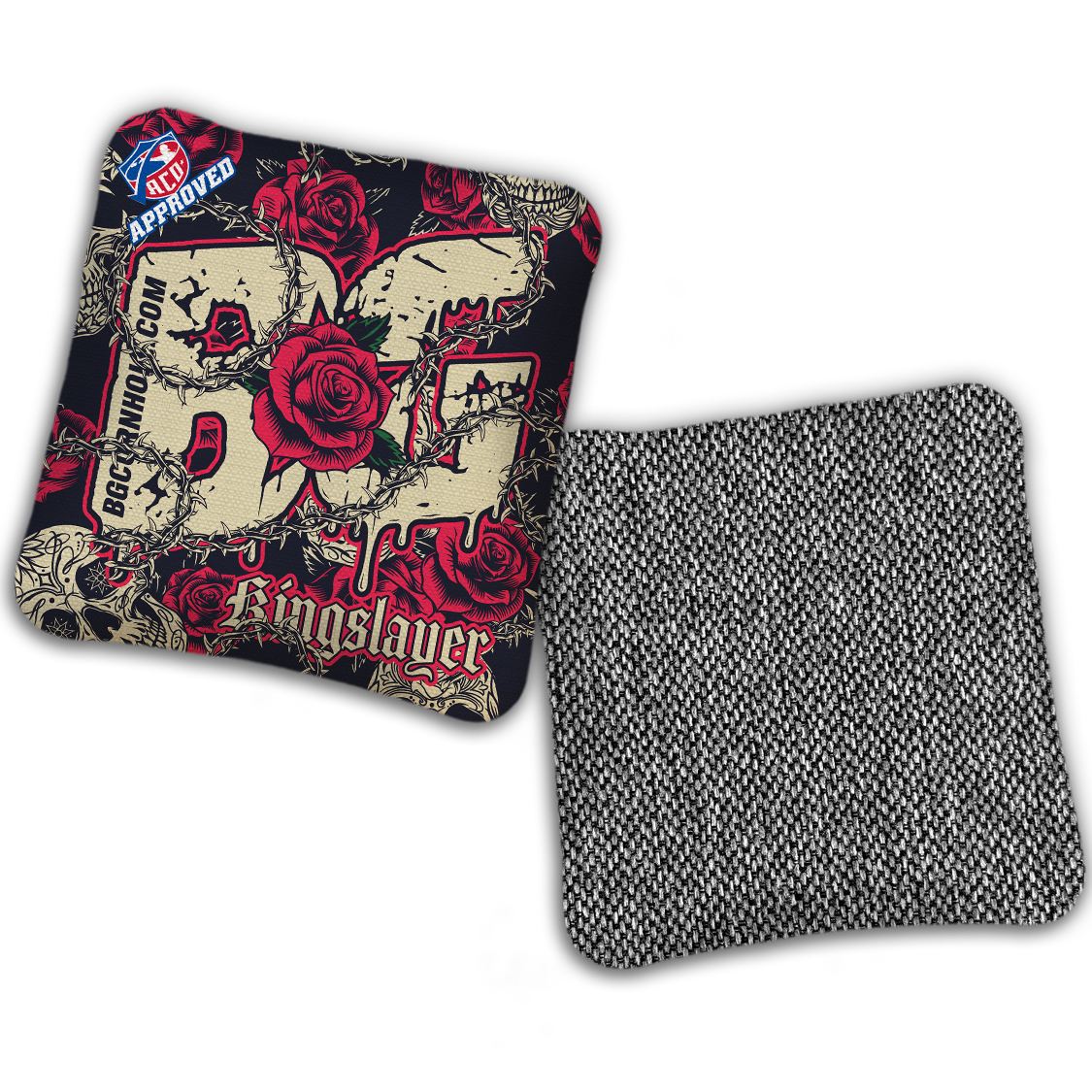 2027 ACO Stamped Cornhole Bags - BG Multiple Bag Models "THORNS AND ROSES" - SET OF 4 BAGS