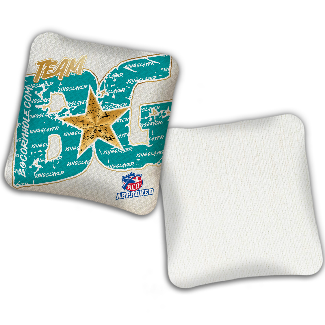 2027 ACO Stamped Cornhole Bags - BG Kingslayer "Big BG Colormatch" - SET OF 4 BAGS
