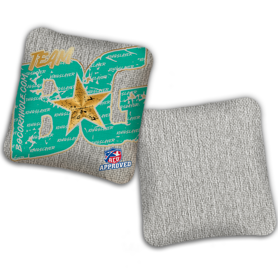 2027 ACO Stamped Cornhole Bags - BG Kingslayer "Big BG Colormatch" - SET OF 4 BAGS