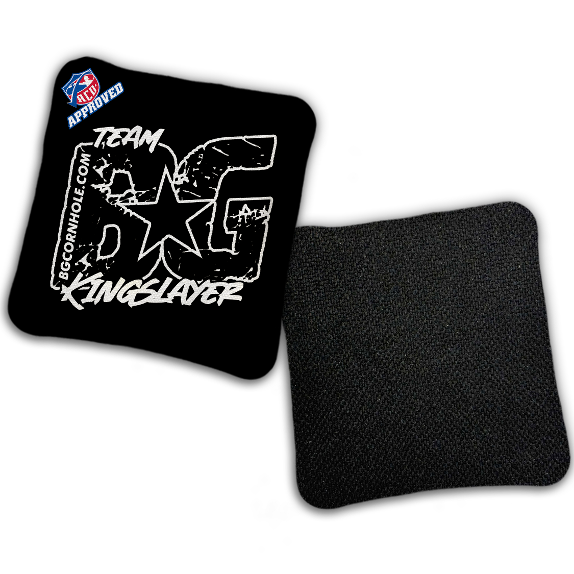 2027 ACO - BG Multiple Bag Models "OUTLINED TEAM BG" - Pro Stamped Cornhole Bags - SET OF 4 BAGS