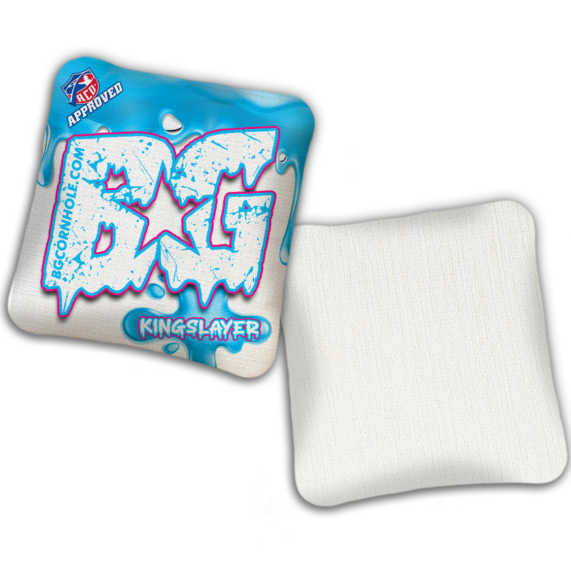 2027 ACO - BG Multiple Bag Models "DRIP" - Pro Stamped Cornhole Bags - SET OF 4 BAGS