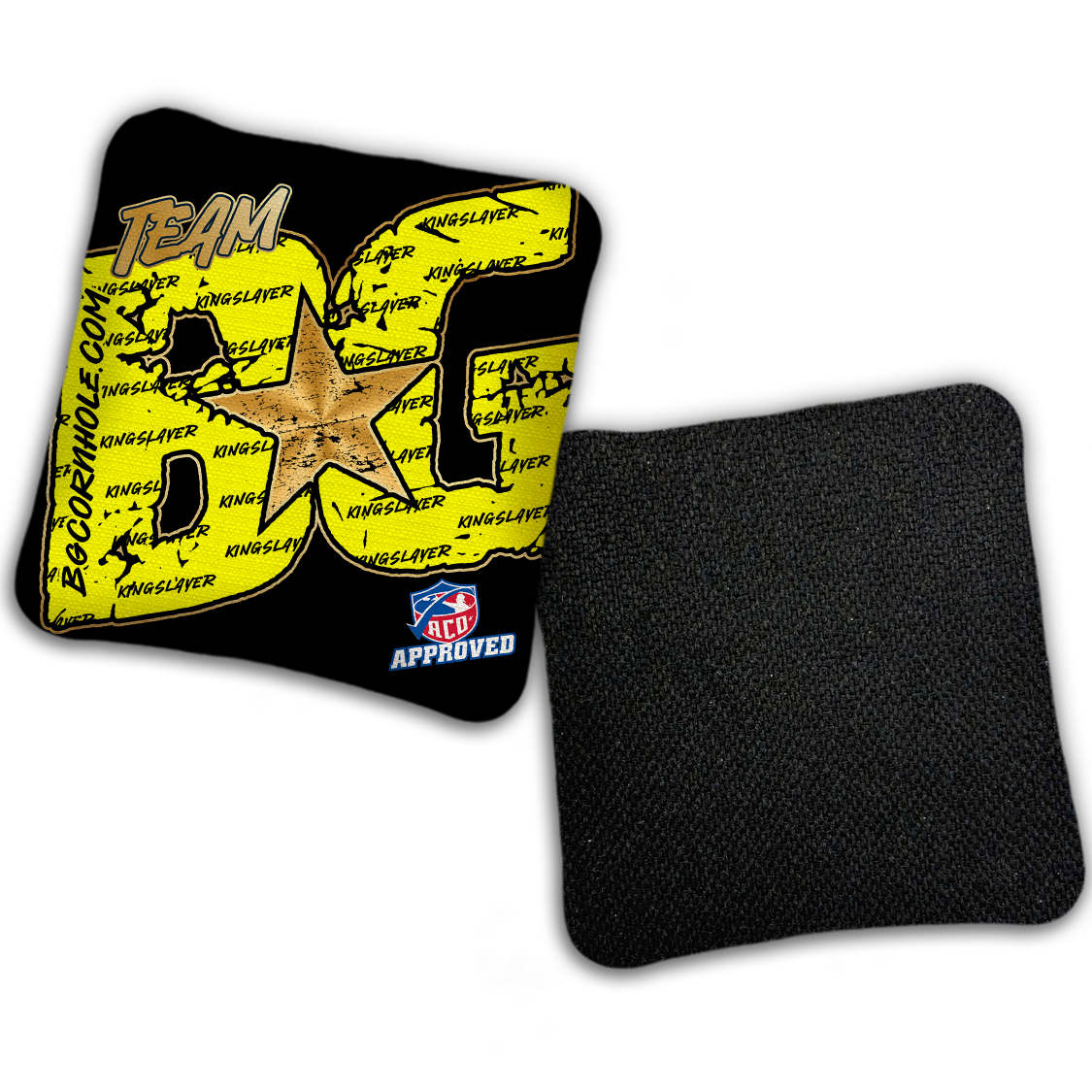 2027 ACO Stamped Cornhole Bags - BG Kingslayer "Big BG Colormatch" - SET OF 4 BAGS