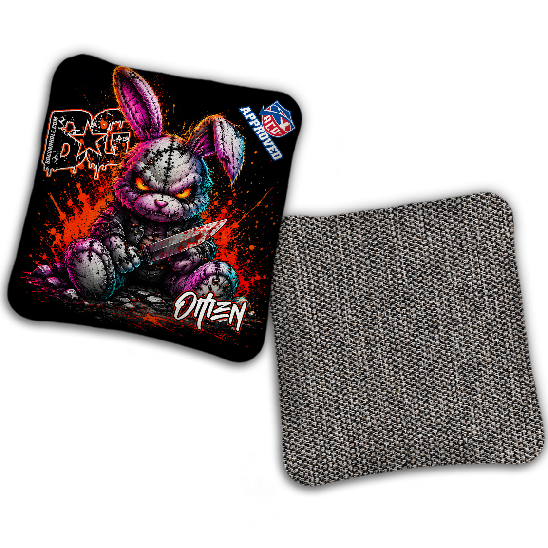 2027 ACO Stamped Cornhole Bags - BG Multiple Bag Models "BAD BUNNY" - SET OF 4 BAGS
