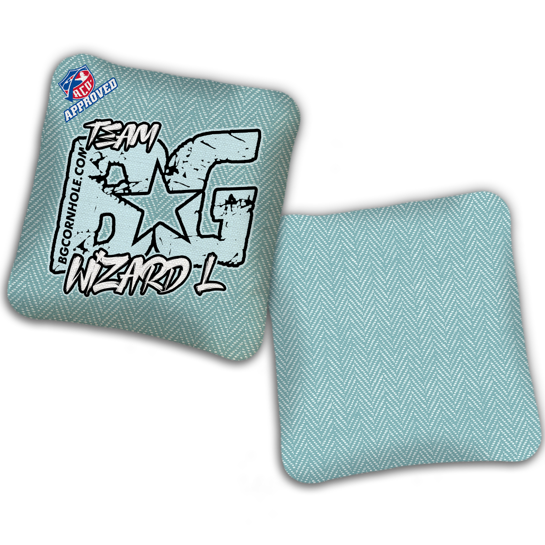2027 ACO Stamped Cornhole Bags - BG WIZARD L “ESPN THROWBACK COLORMATCH" - SET OF 4 BAGS