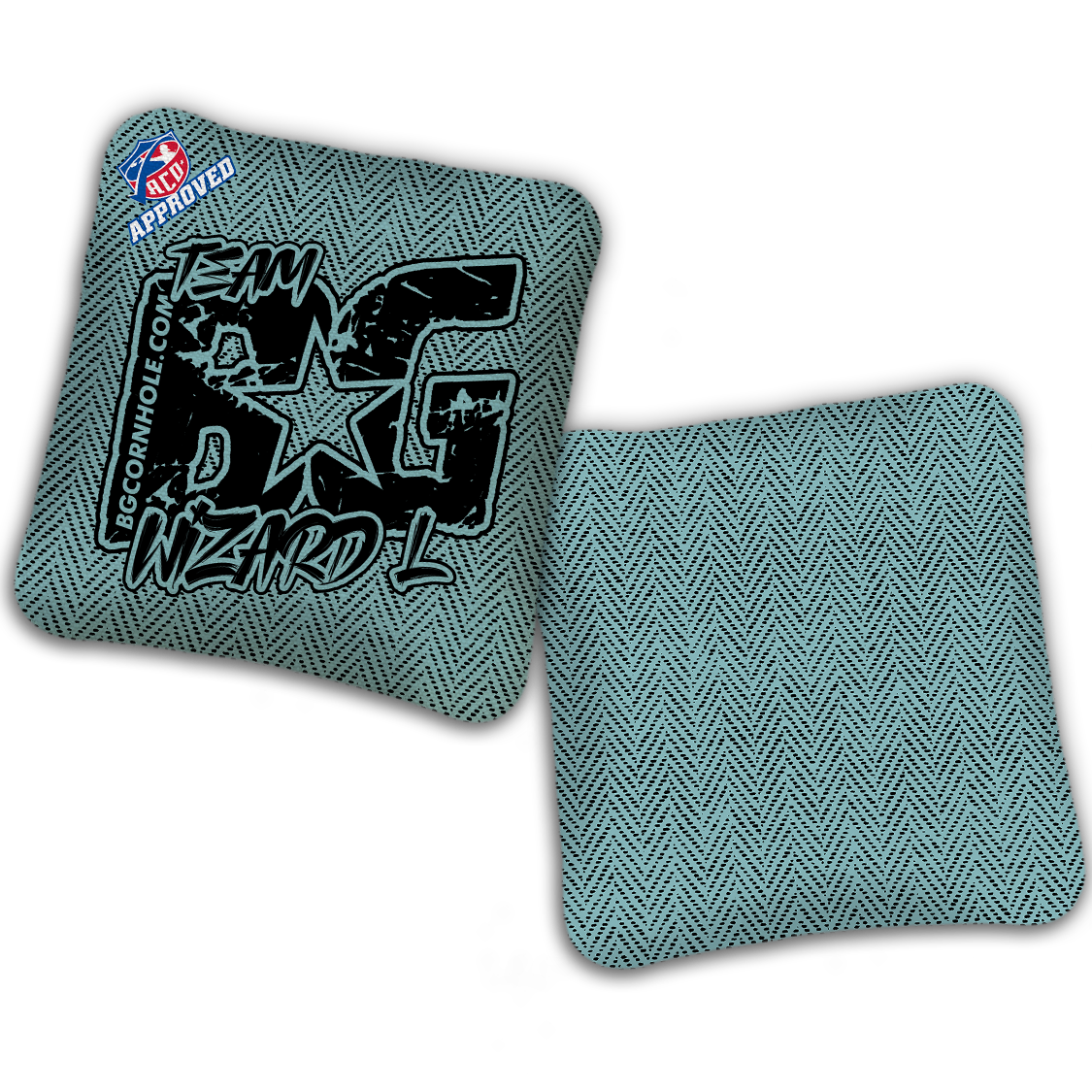 2027 ACO Stamped Cornhole Bags - BG WIZARD L “ESPN THROWBACK COLORMATCH" - SET OF 4 BAGS
