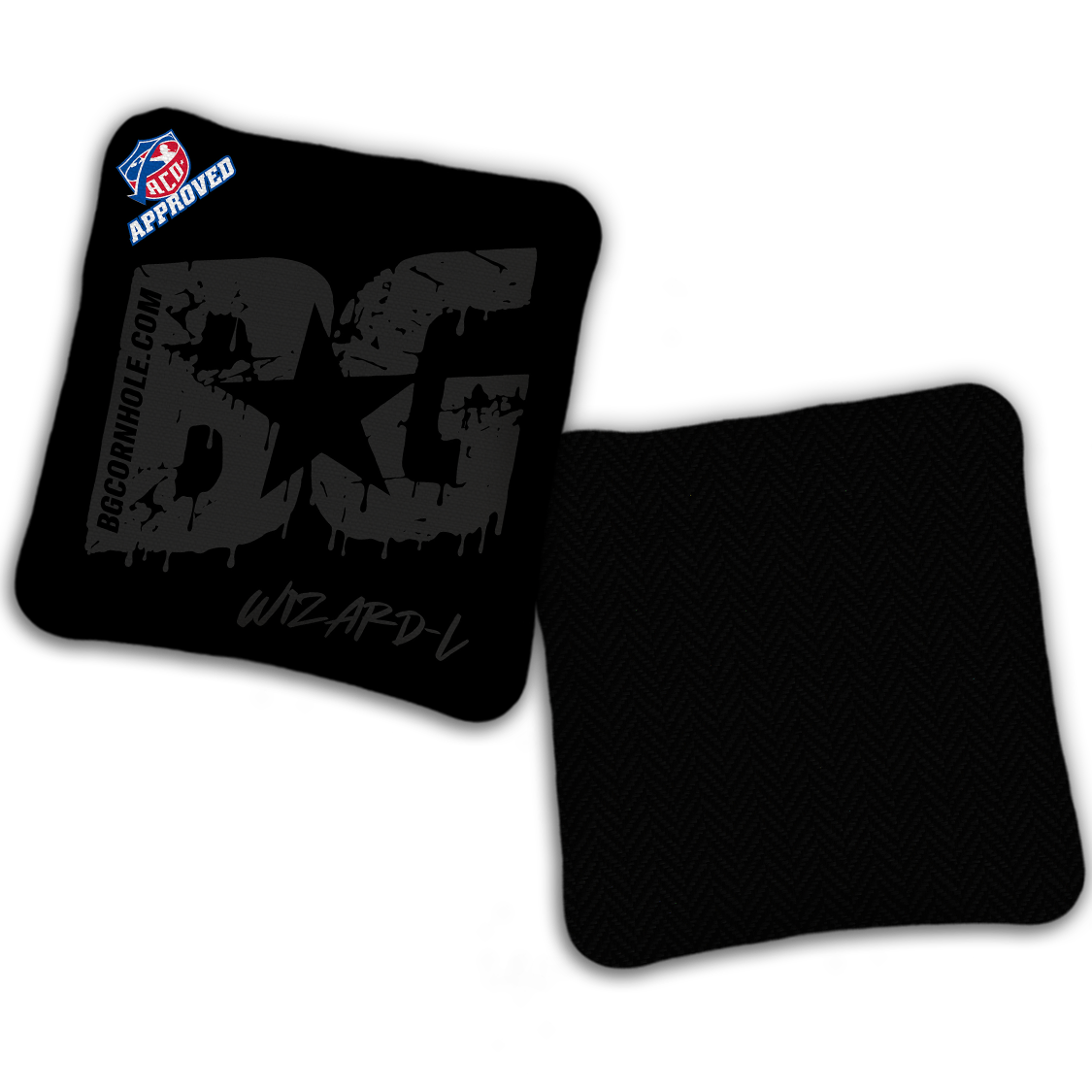2027 ACO Stamped Cornhole Bags - BG Multiple Bag Models "Blackout" - SET OF 4 BAGS