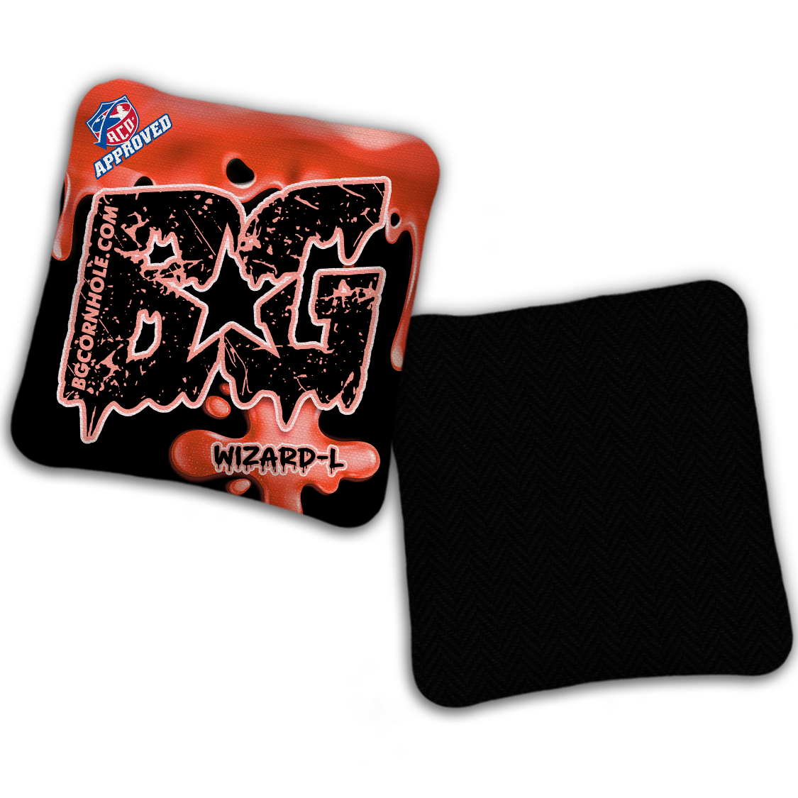 2027 ACO - BG Multiple Bag Models "DRIP" - Pro Stamped Cornhole Bags - SET OF 4 BAGS
