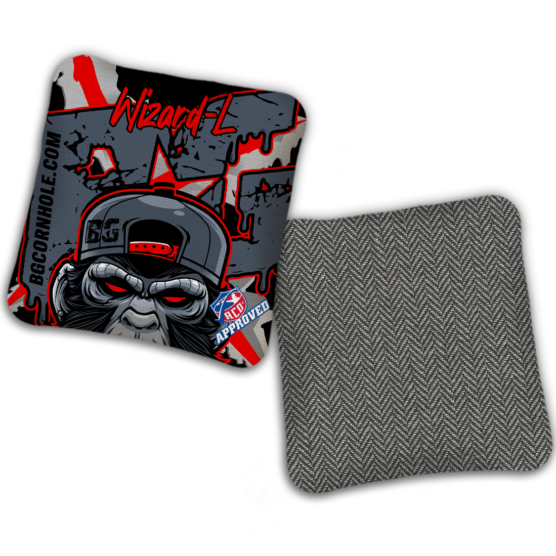 2027 ACO Stamped Cornhole Bags - BG Multiple Bag Models "MONKEY BUSINESS" - SET OF 4 BAGS