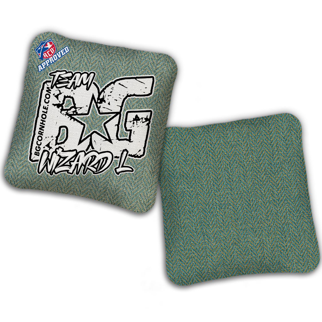 2027 ACO Stamped Cornhole Bags - BG WIZARD L “ESPN THROWBACK COLORMATCH" - SET OF 4 BAGS