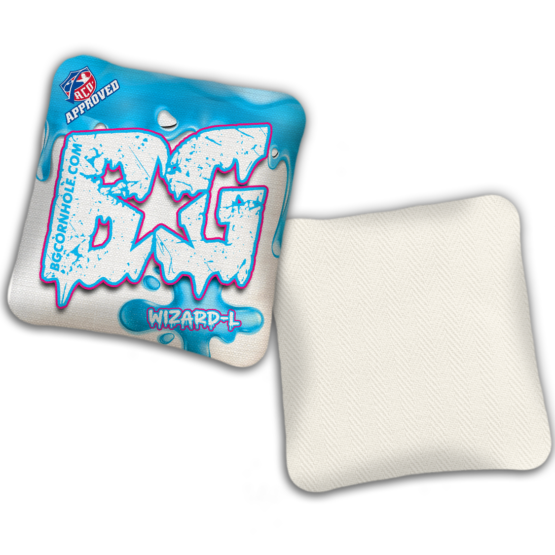 2027 ACO - BG Multiple Bag Models "DRIP" - Pro Stamped Cornhole Bags - SET OF 4 BAGS