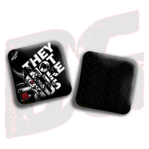 2026 BG Multiple Bag Types "They Not Like Us" - ACL Pro Stamped Cornhole Bags - SET OF 4 BAGS