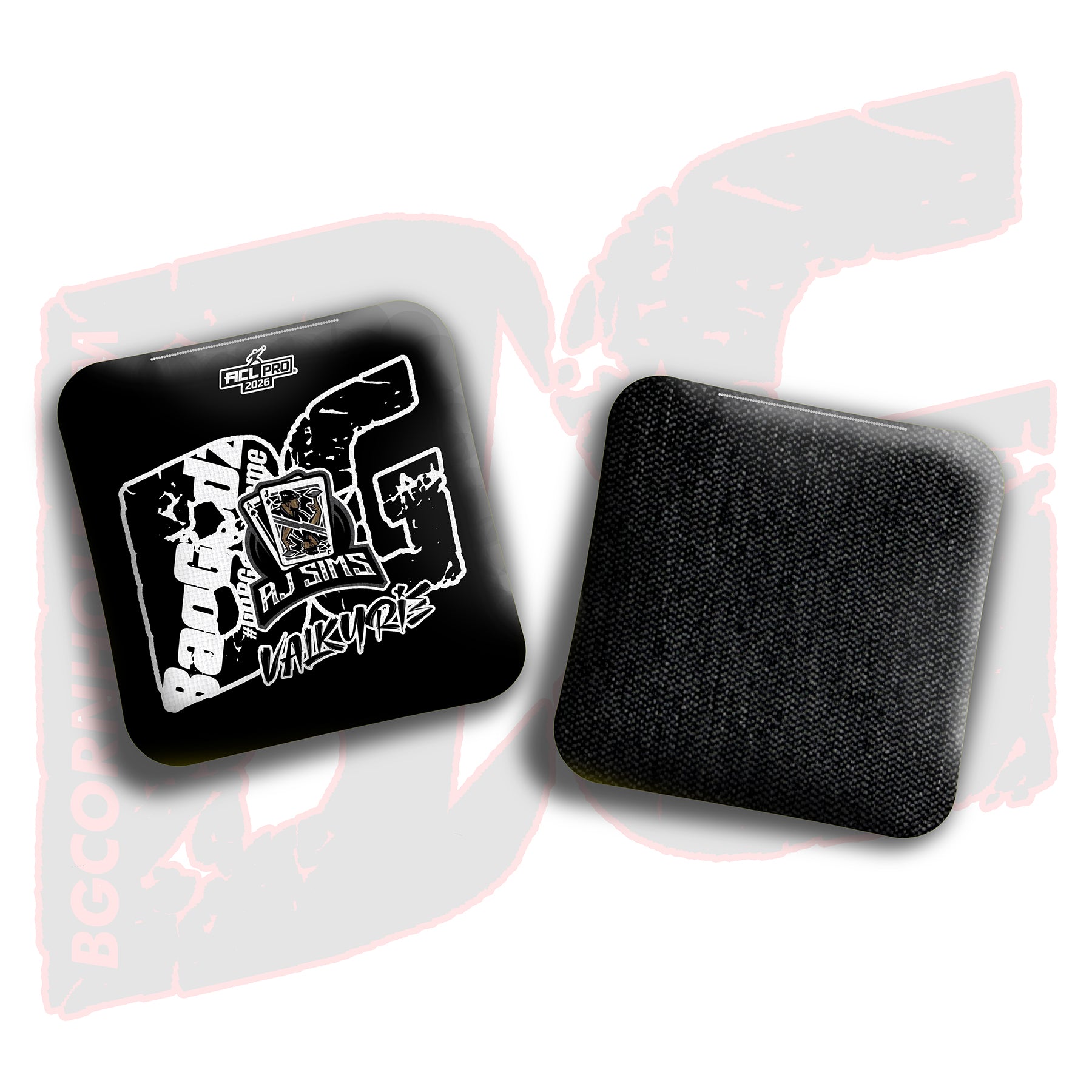2026 BG Multiple Bag Models  - "AJ Sims” - ACL Pro Stamped Cornhole Bags - SET OF 4 BAGS