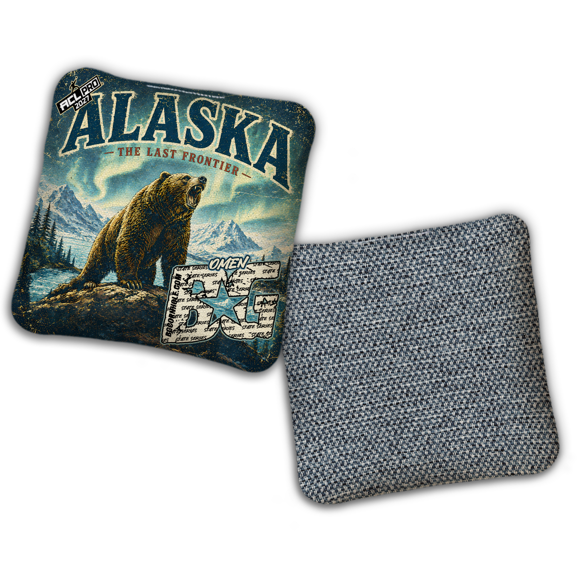 2027 BG Multiple Bag Models "ALASKA" - ACL Pro Stamped Cornhole Bags - SET OF 4 BAGS