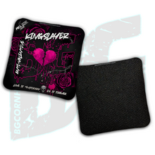 Load image into Gallery viewer, 2026 BG Multiple Bag Models "Pink Anti Valentines Day" - ACL Pro Stamped Cornhole Bags - SET OF 4 BAGS
