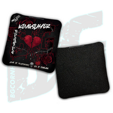 Load image into Gallery viewer, 2026 BG Multiple Bag Models "Red Anti Valentines Day" - ACL Pro Stamped Cornhole Bags - SET OF 4 BAGS