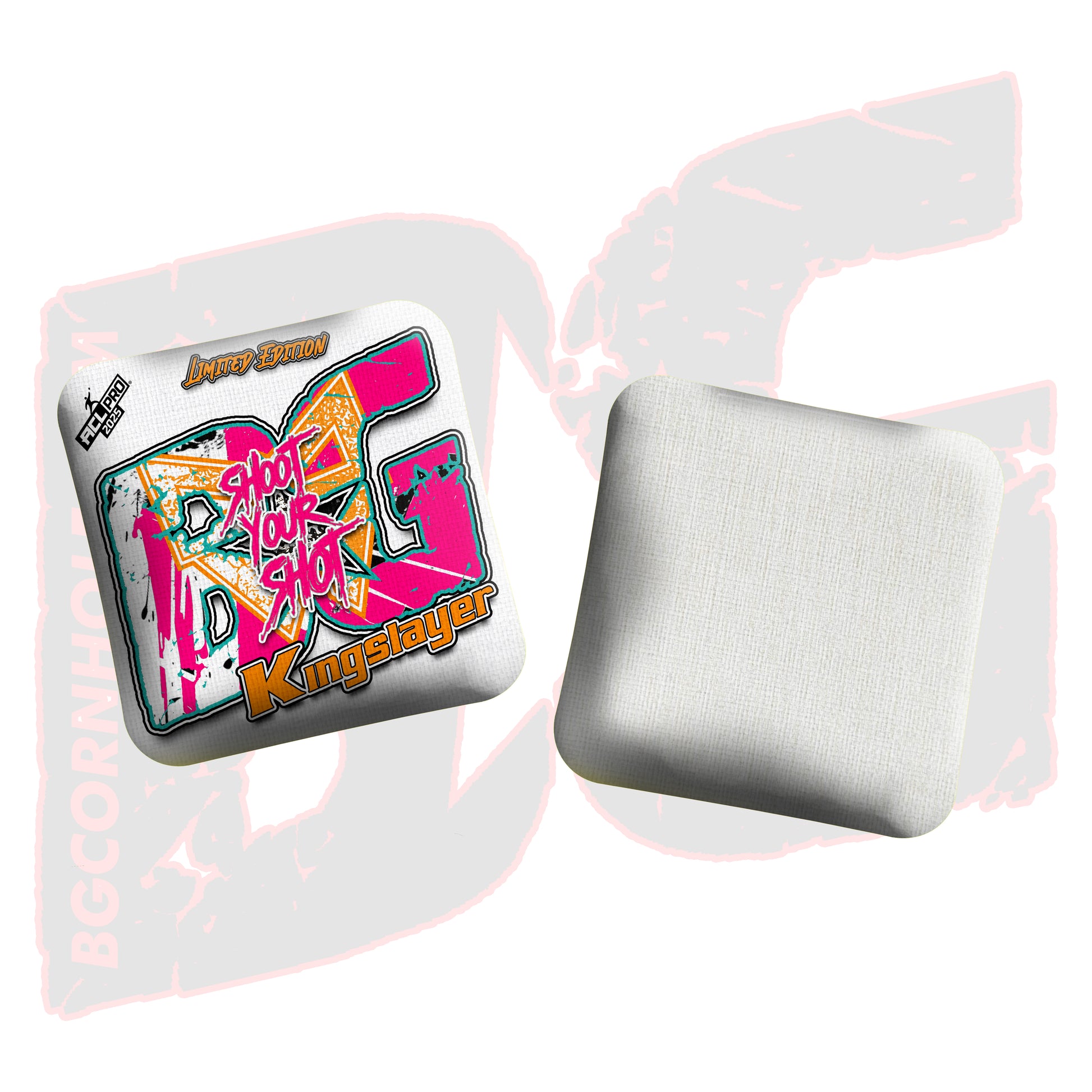 2026 Multiple Bag Models "Shoot Your Shot Tropics” Collab - ACL Pro Stamped Cornhole Bags - SET OF 4 BAGS
