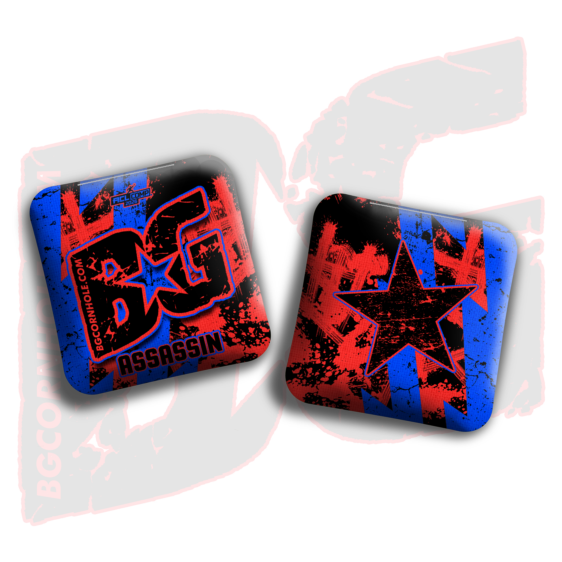 2026 BG Multiple Bag Models - "Bolt" - ACL Comp Stamped Cornhole Bags - SET OF 4 BAGS