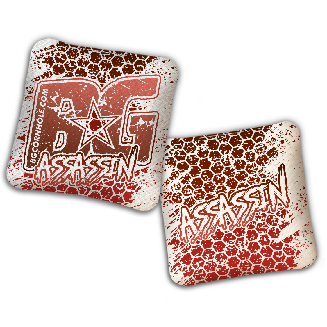 2027 BG Multiple Bag Models - "HEXED HIVE" - ACL Comp Stamped Cornhole Bags - SET OF 4 BAGS