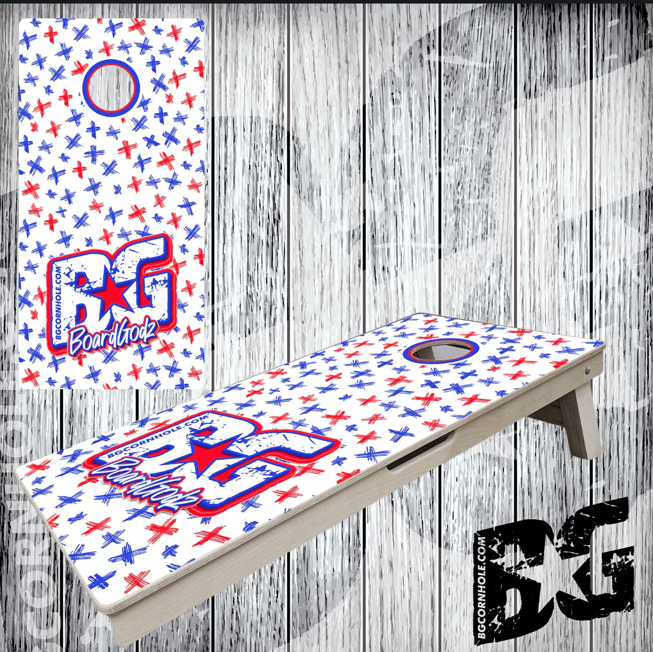 BG "Candy X" Cornhole Boards - Elite Model