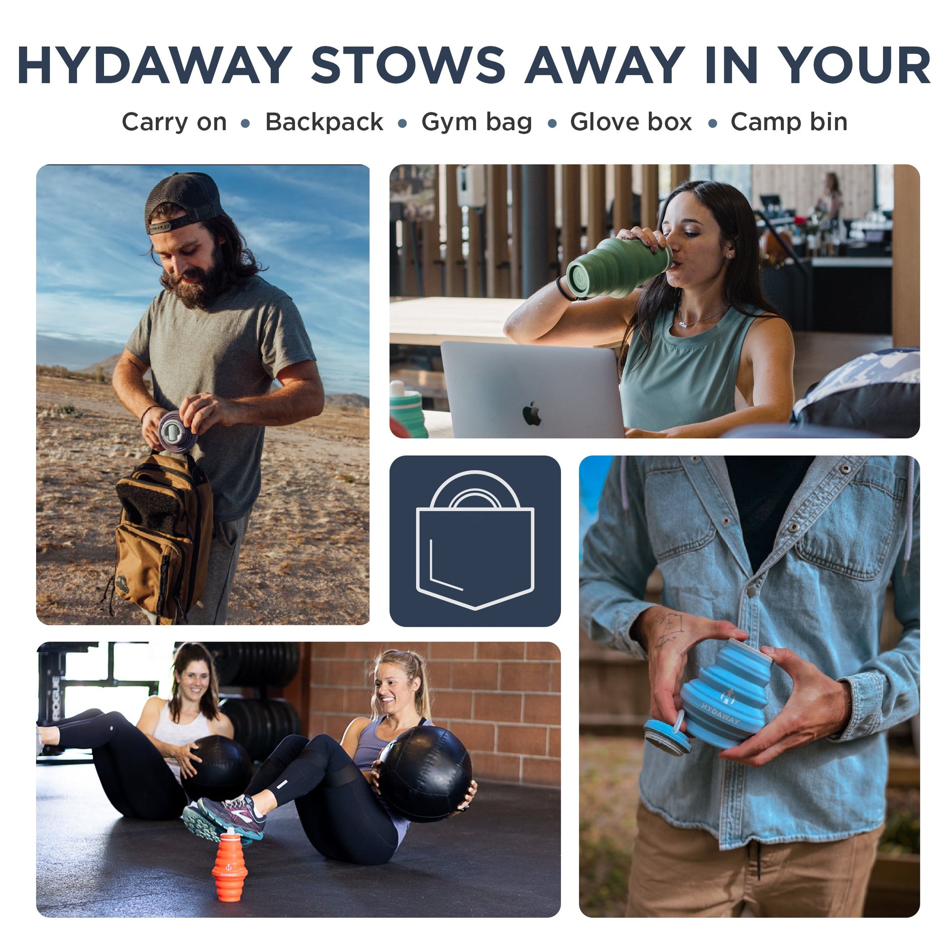 Collapsible Water Bottle | 17oz