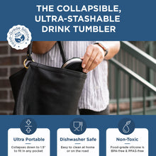 Load image into Gallery viewer, Collapsible Insulated Drink Tumbler