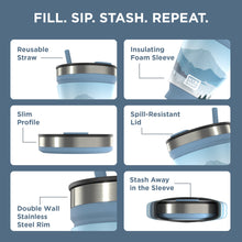 Load image into Gallery viewer, Collapsible Insulated Drink Tumbler