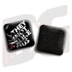 2026 BG Multiple Bag Types "They Not Like Us" - ACL Pro Stamped Cornhole Bags - SET OF 4 BAGS