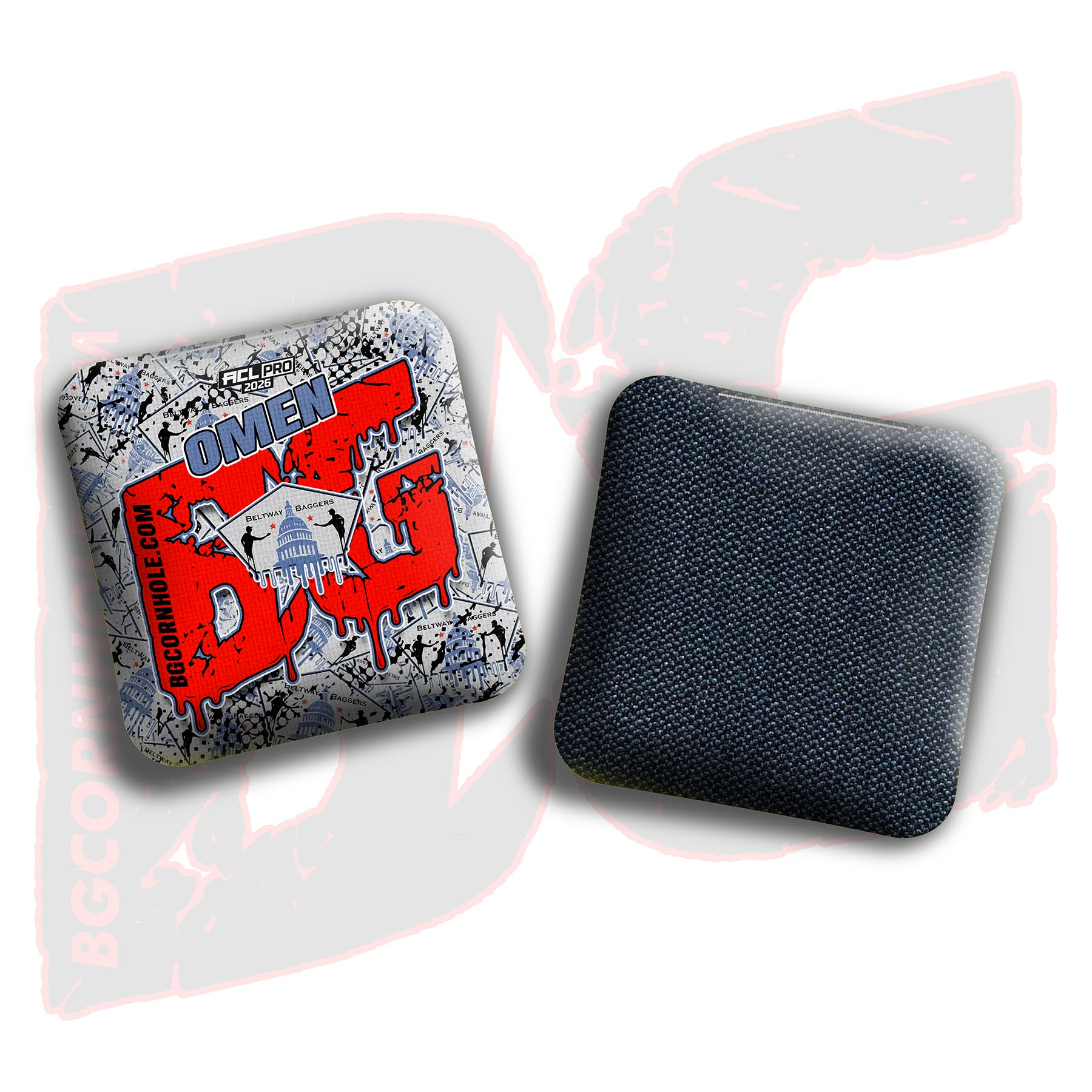 2026 BG Multiple Bag Models - "Beltway Baggers” Collab - ACL Pro Stamped Cornhole Bags - SET OF 4 BAGS