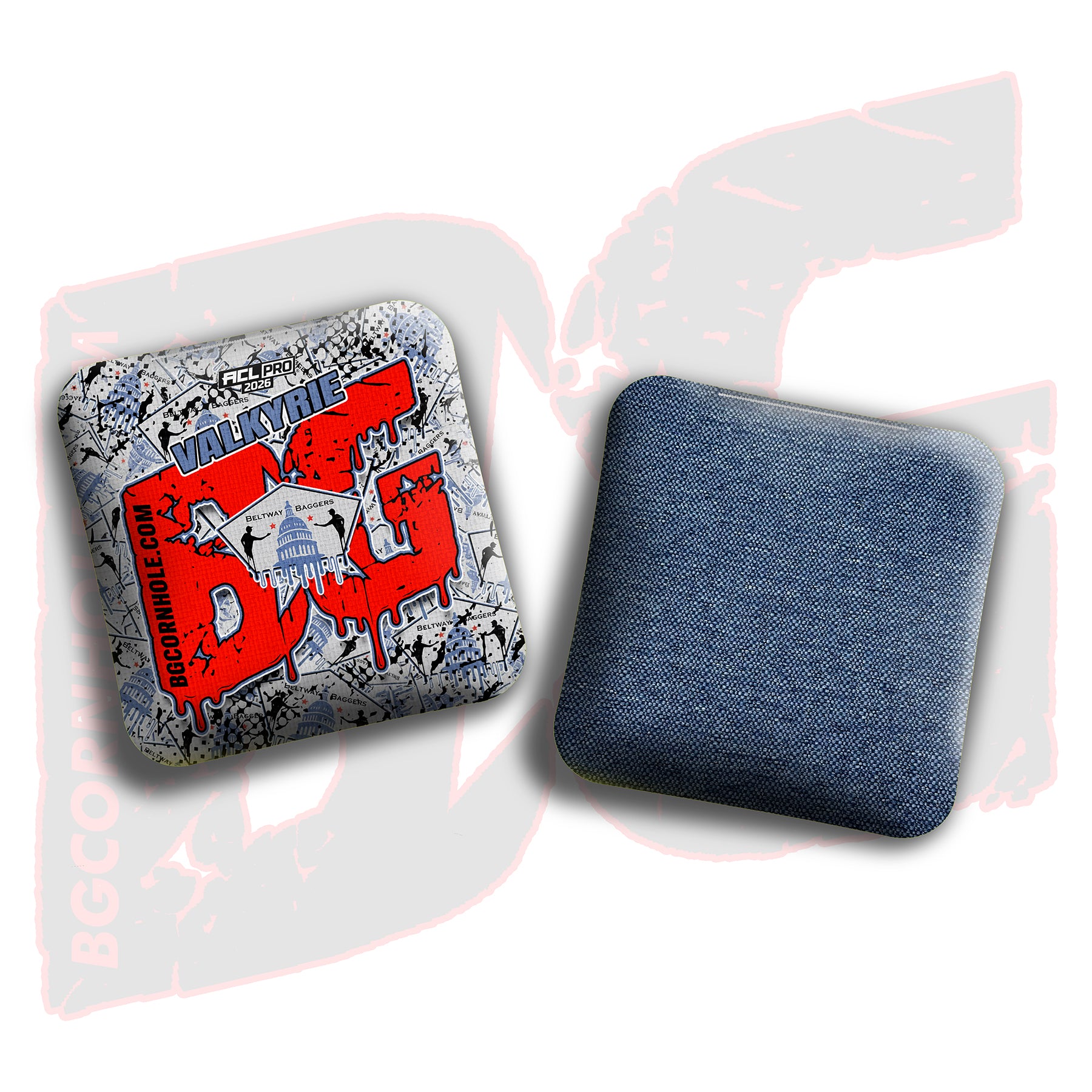 2026 BG Multiple Bag Models - "Beltway Baggers” Collab - ACL Pro Stamped Cornhole Bags - SET OF 4 BAGS