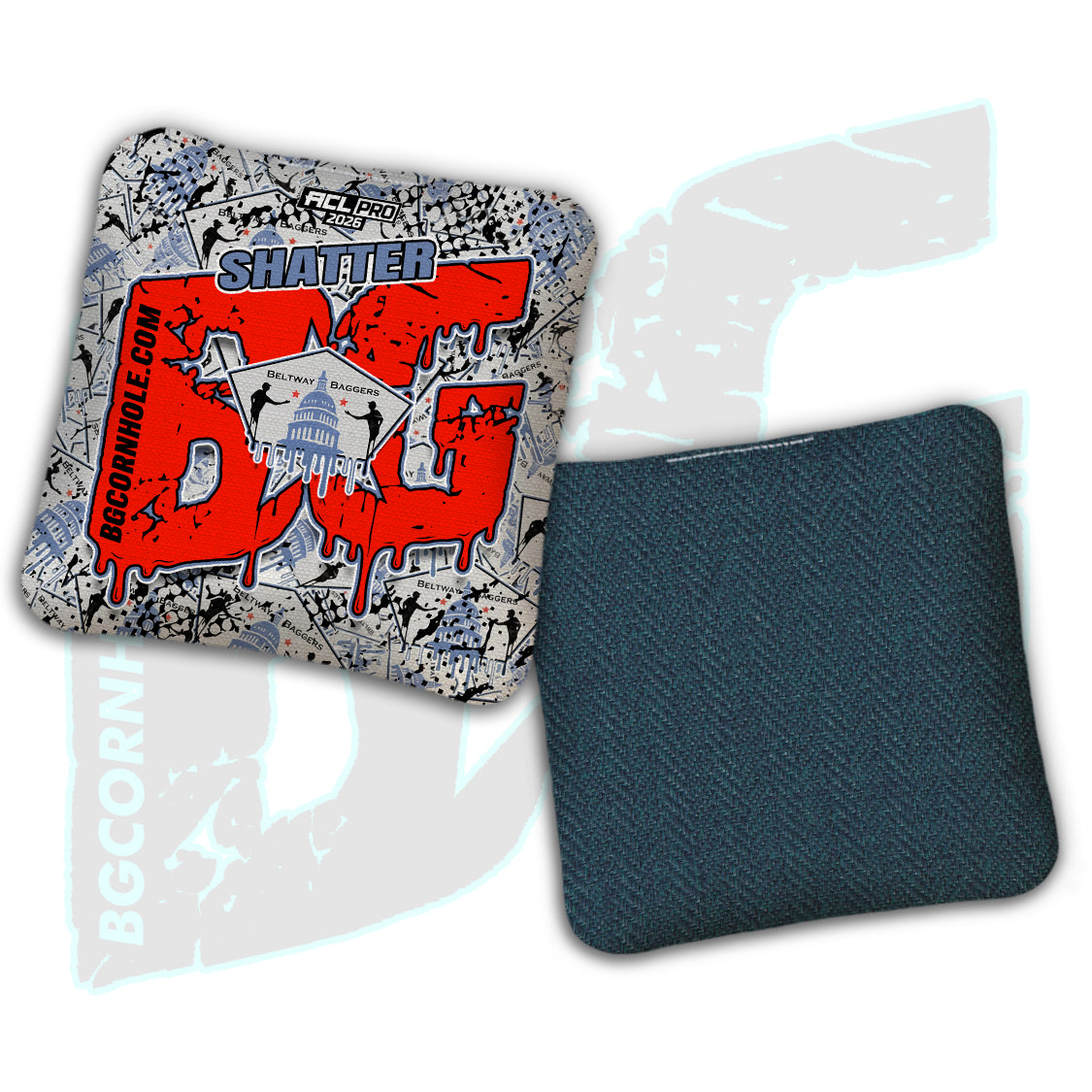 2026 BG Multiple Bag Models - "Beltway Baggers” Collab - ACL Pro Stamped Cornhole Bags - SET OF 4 BAGS