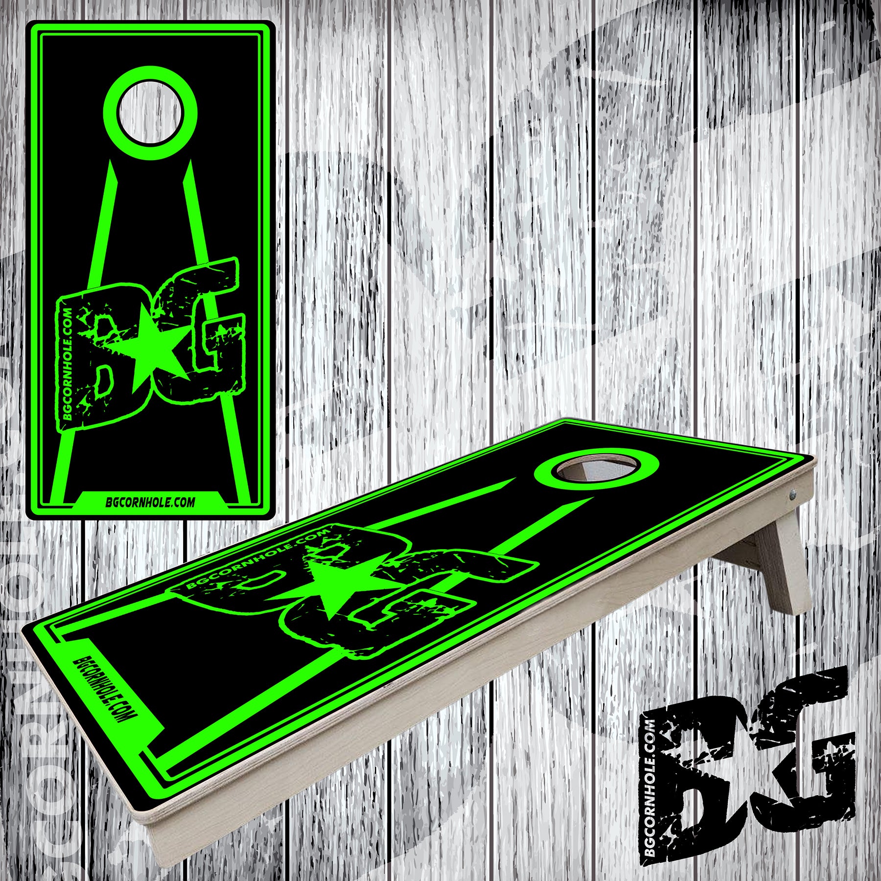 BG "Arrow Wood Black" Boards - Elite Model