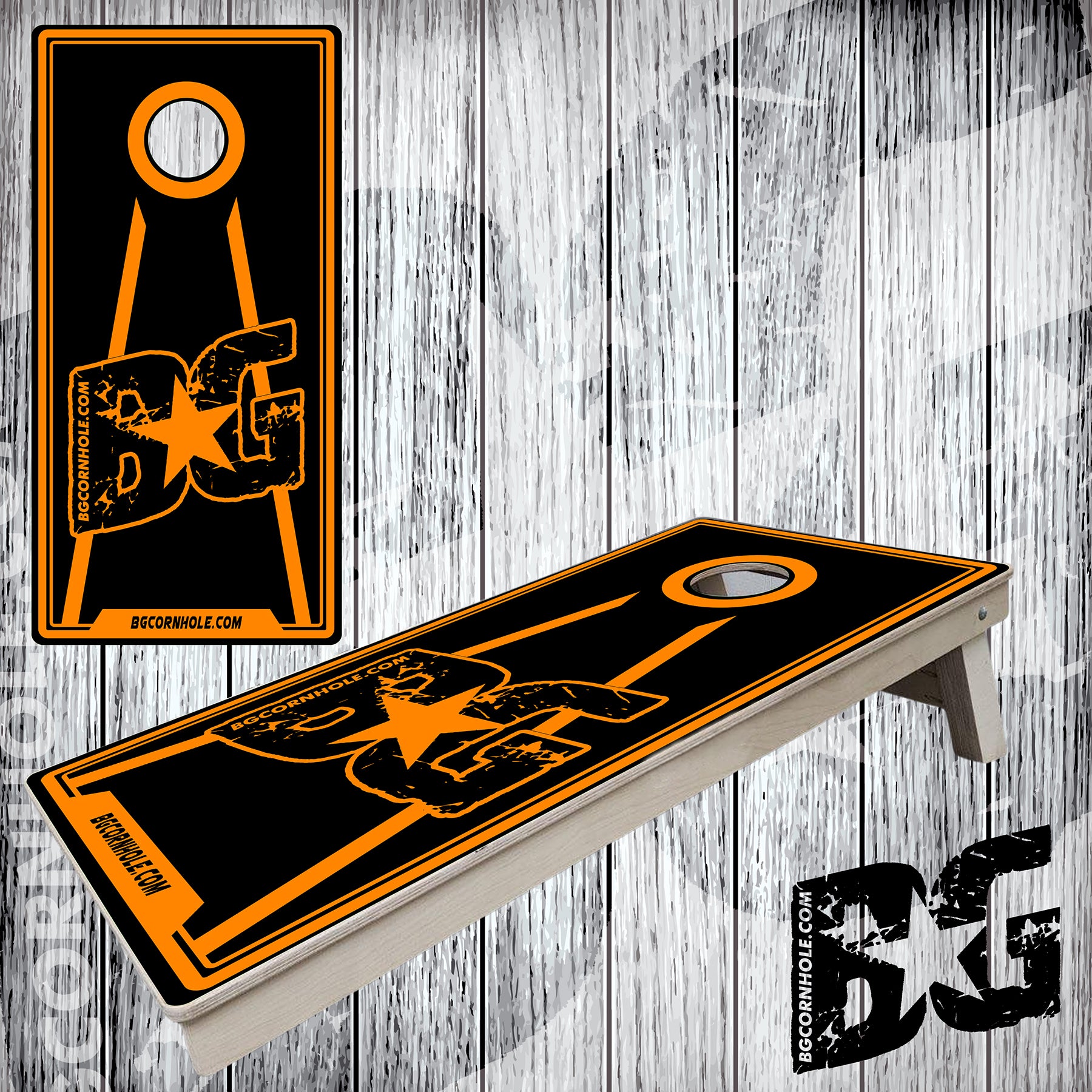 BG "Arrow Wood Black" Boards - Elite Model