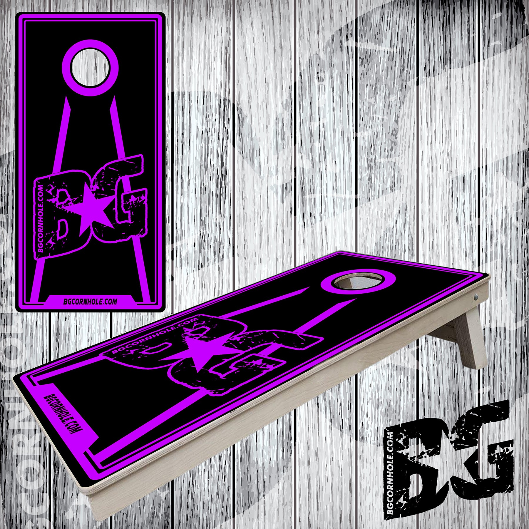 BG "Arrow Wood Black" Boards - Elite Model