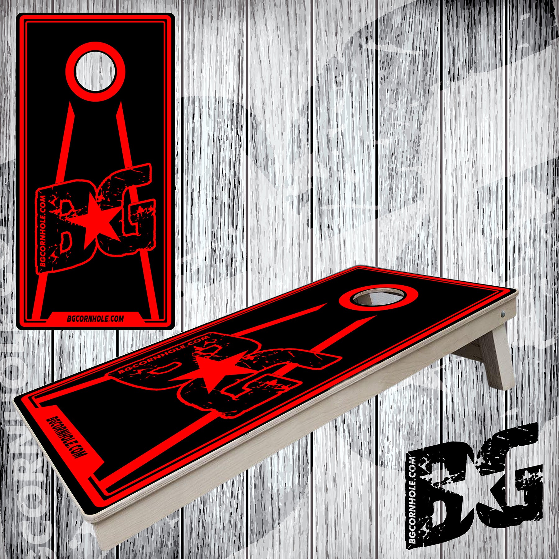 BG "Arrow Wood Black" Boards - Elite Model