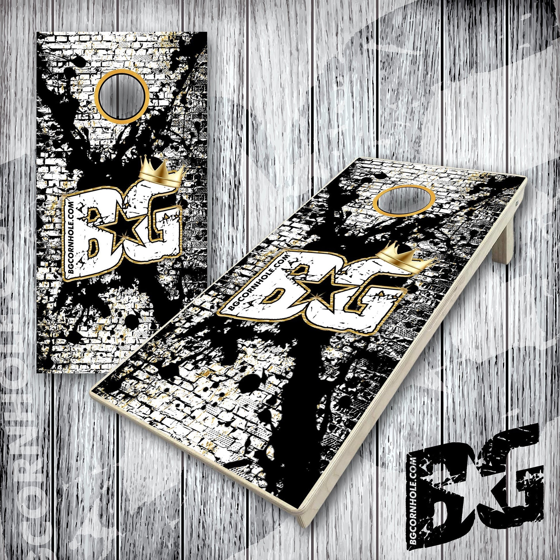 BG "BG King" Cornhole Boards - Elite Model