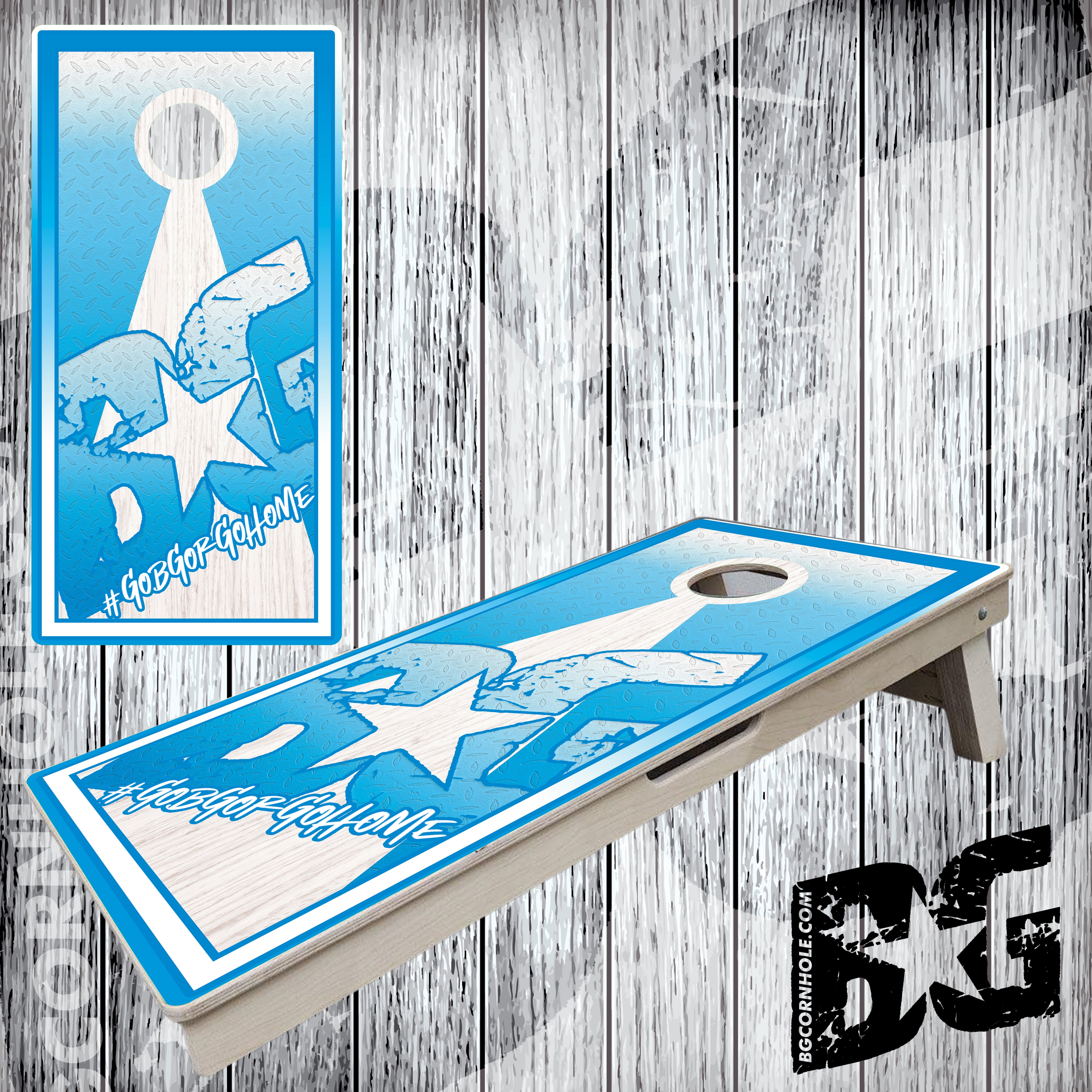 BG "Big BG" Cornhole Boards - Elite Model