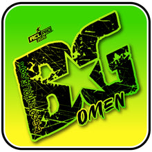 Load image into Gallery viewer, 2026 BG Omen &quot;Tilted Gradient&quot; - ACL Pro Stamped Cornhole Bags - SET OF 4 BAGS