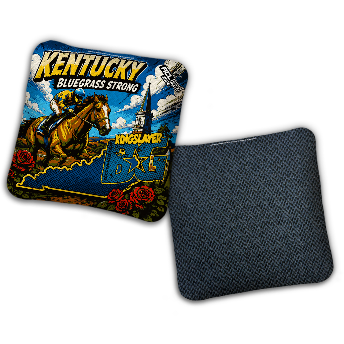 2026 BG Multiple Bag Models "BLUEGRASS STRONG KY" - ACL Pro Stamped Cornhole Bags - SET OF 4 BAGS