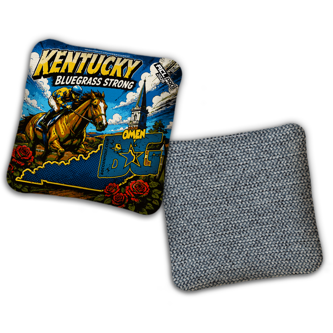 2026 BG Multiple Bag Models "BLUEGRASS STRONG KY" - ACL Pro Stamped Cornhole Bags - SET OF 4 BAGS