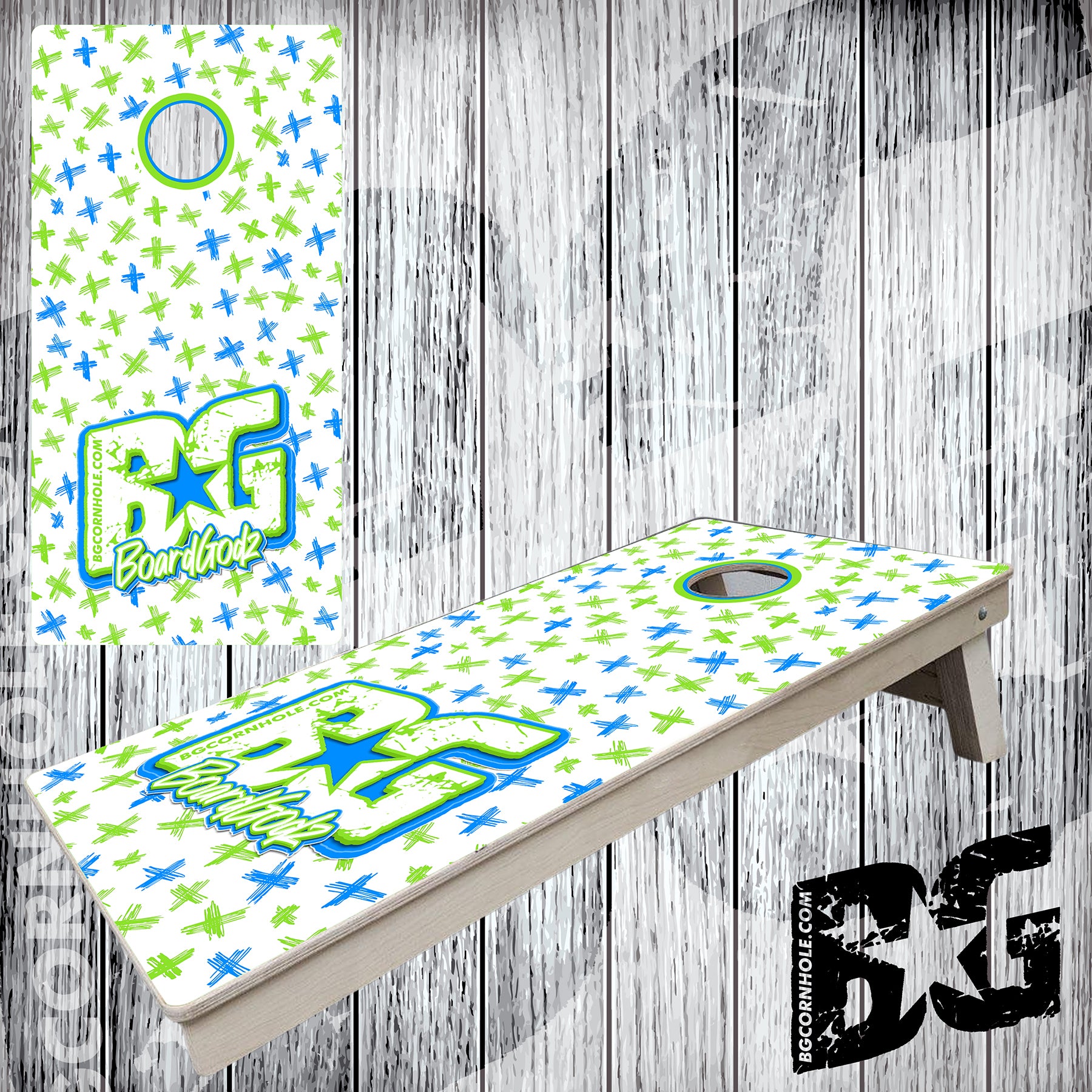 BG "Candy X" Cornhole Boards - Elite Model