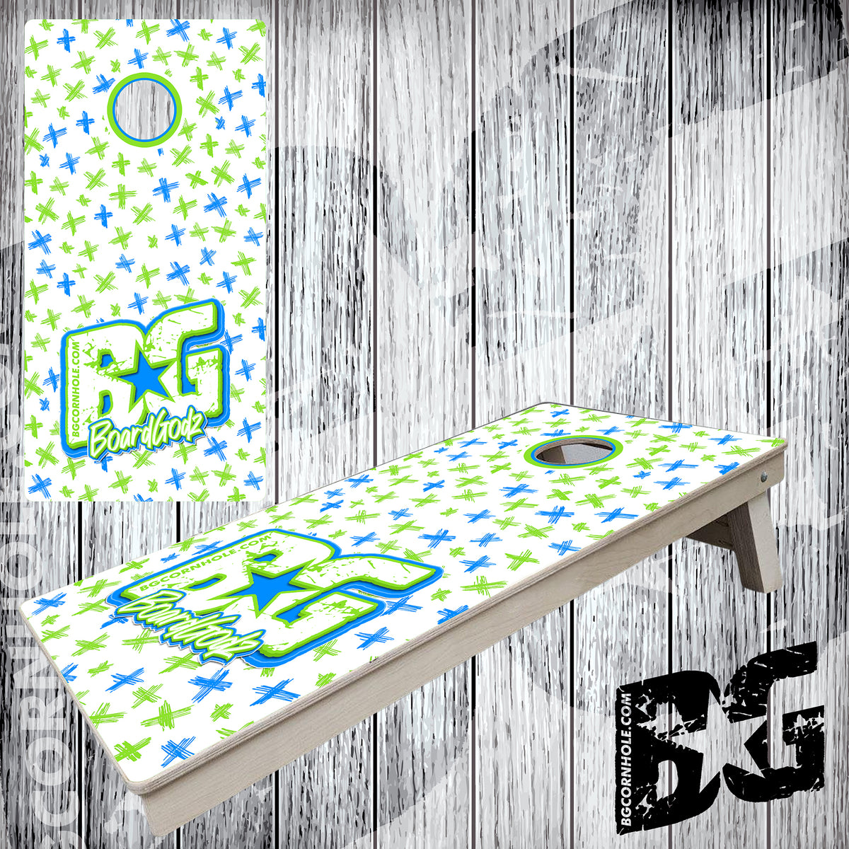 BG "Candy X" Cornhole Boards - Elite Model