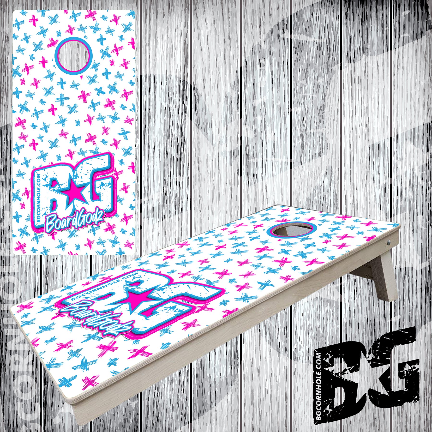 BG "Candy X" Cornhole Boards - Elite Model