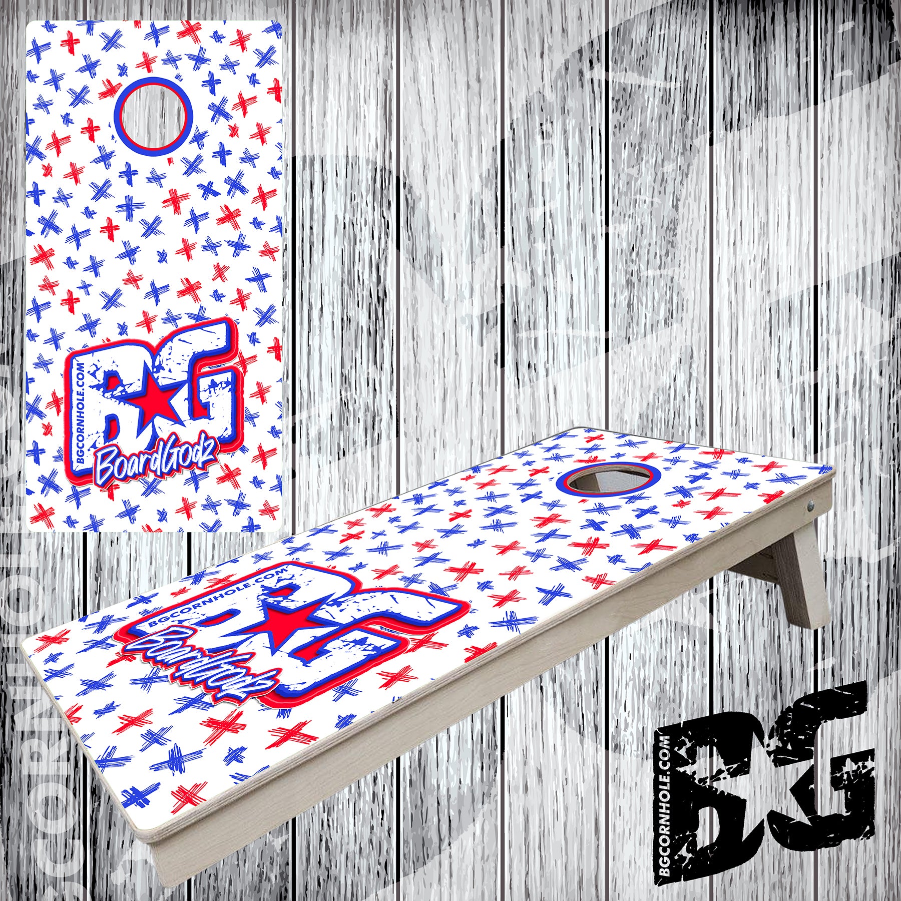 BG "Candy X" Cornhole Boards - Elite Model