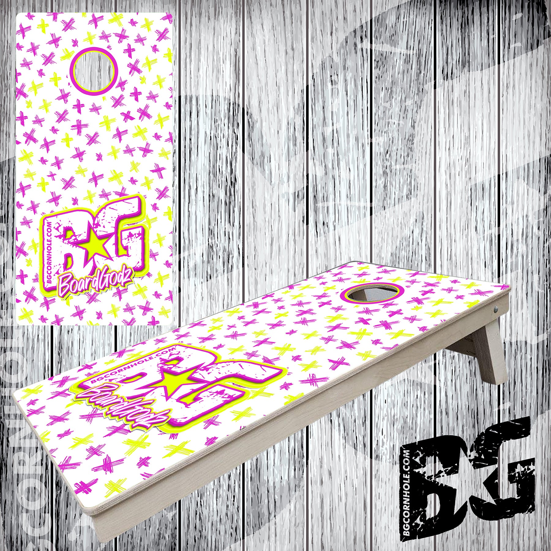 BG "Candy X" Cornhole Boards - Elite Model