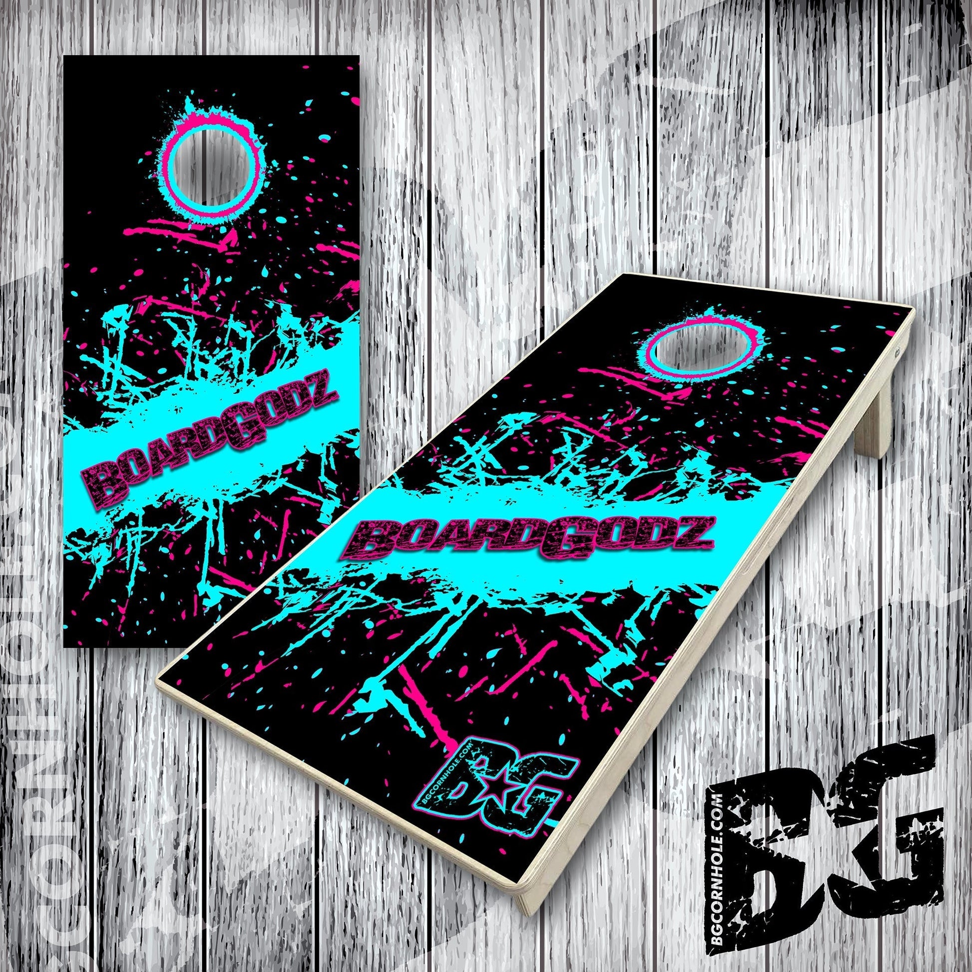 BG "Slanted BoardGodz" Cornhole Boards - Elite Model
