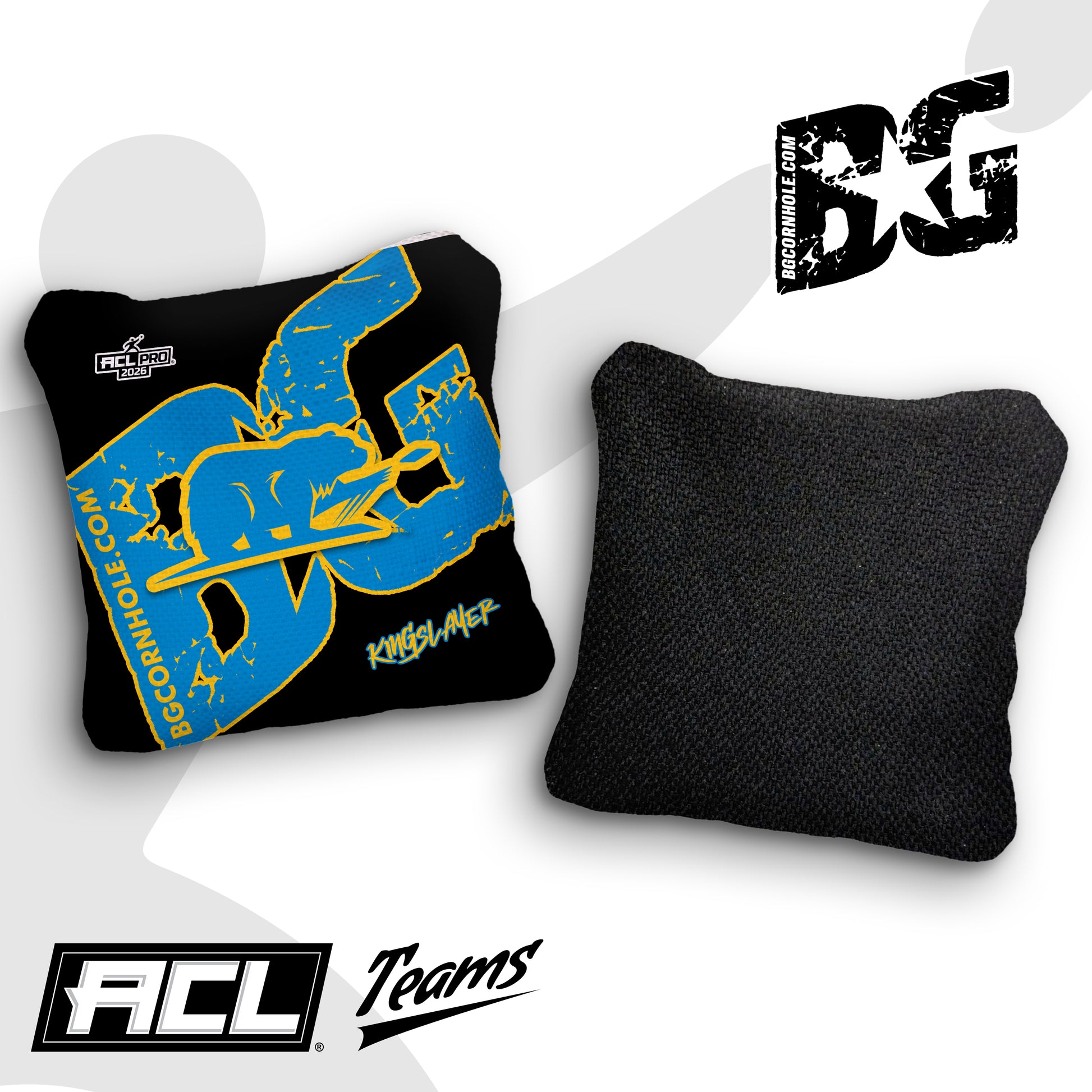 2026 BG Multiple Bag Models "Cali Slingers" - ACL Pro Stamped Cornhole Bags - SET OF 4 BAGS