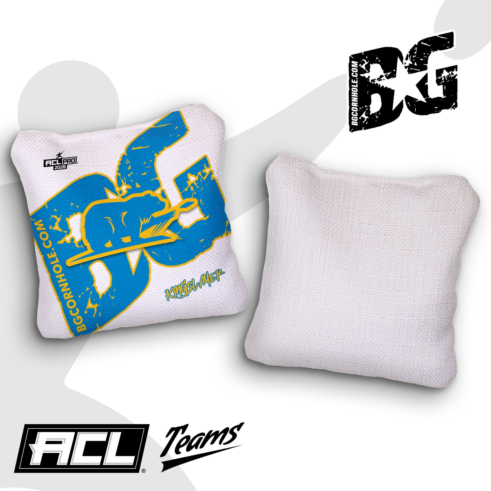 2026 BG Multiple Bag Models "Cali Slingers" - ACL Pro Stamped Cornhole Bags - SET OF 4 BAGS