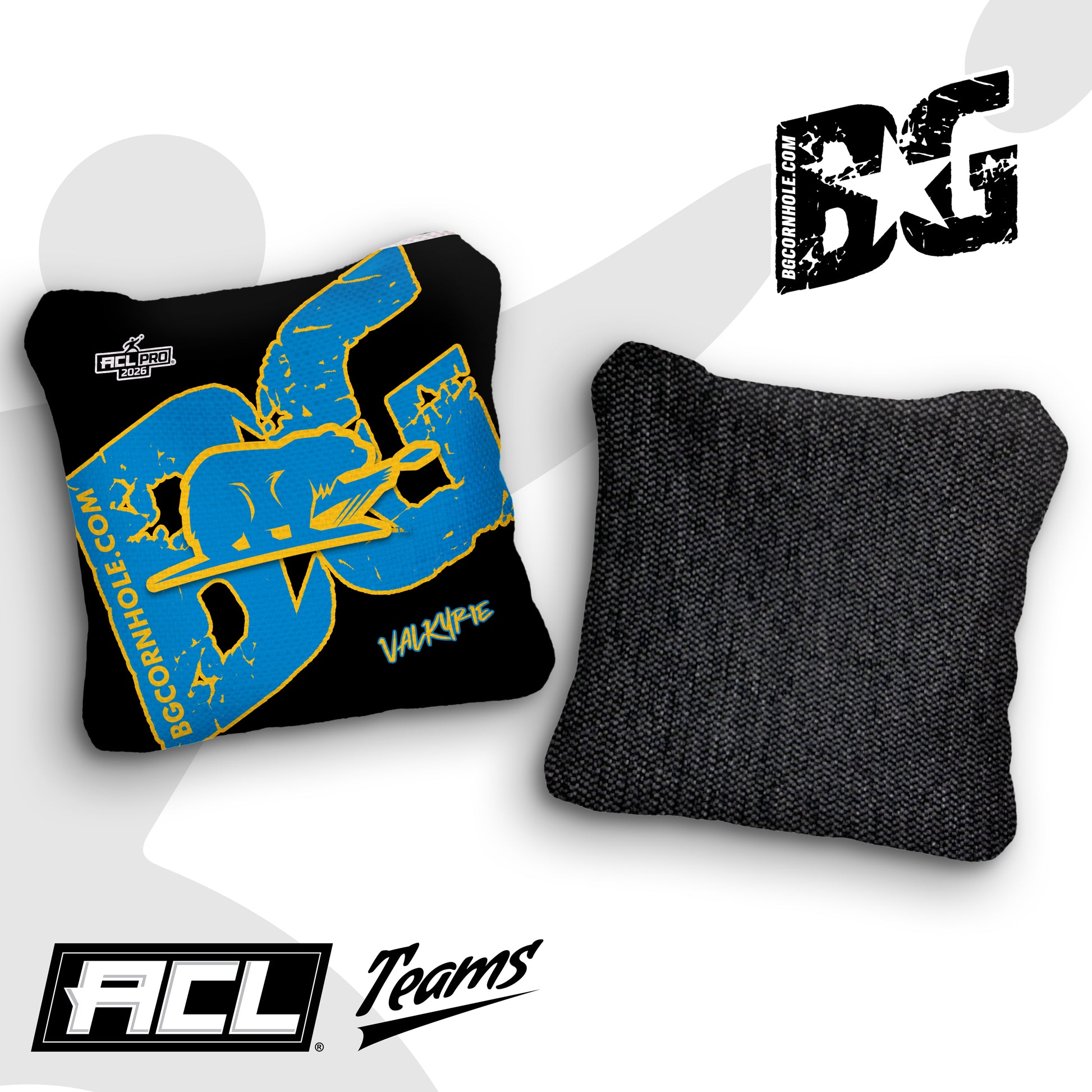 2026 BG Multiple Bag Models "Cali Slingers" - ACL Pro Stamped Cornhole Bags - SET OF 4 BAGS