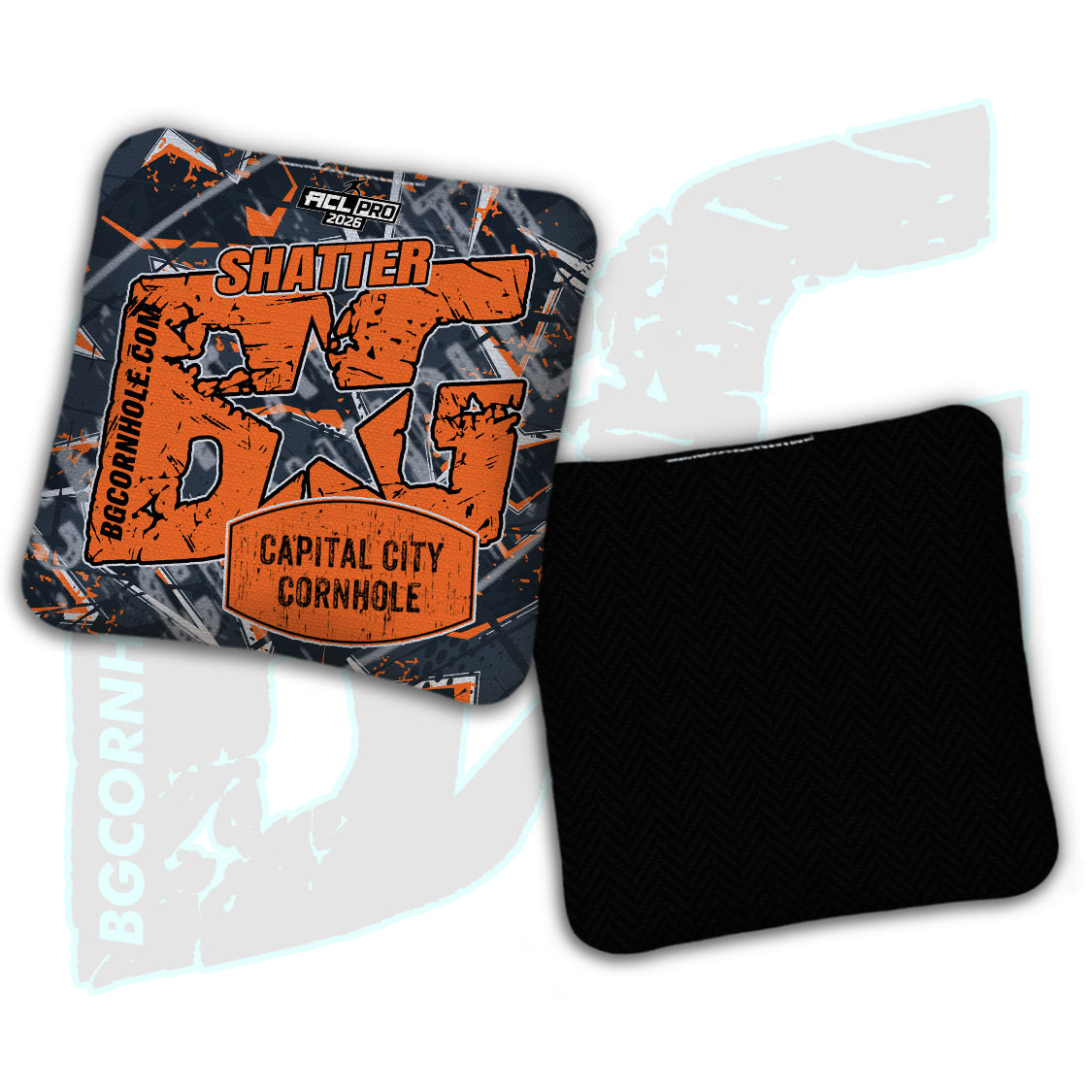2026 BG Multiple Bag Models - "Capital City Cornhole” Collab - ACL Pro Stamped Cornhole Bags - SET OF 4 BAGS